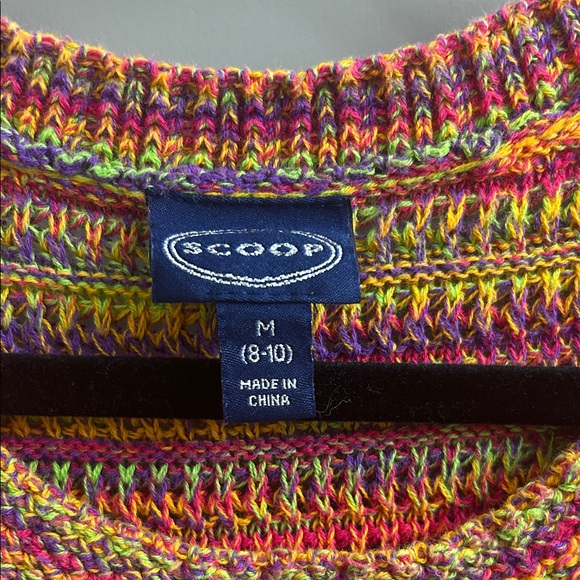 Colorful Striped Sweater Dress - Picture 2 of 6